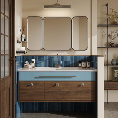 Armoire de salle de bain rétro