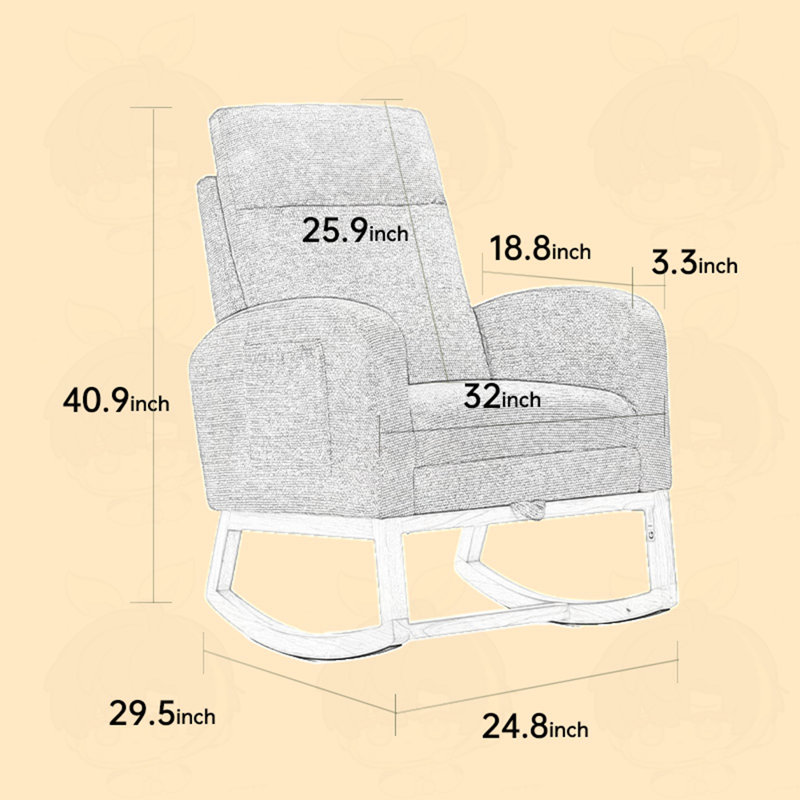 Fauteuil confortable avec poche latérale, Mélange de polyester gris foncé