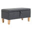 Angella Polyester Upholstered Storage Bench