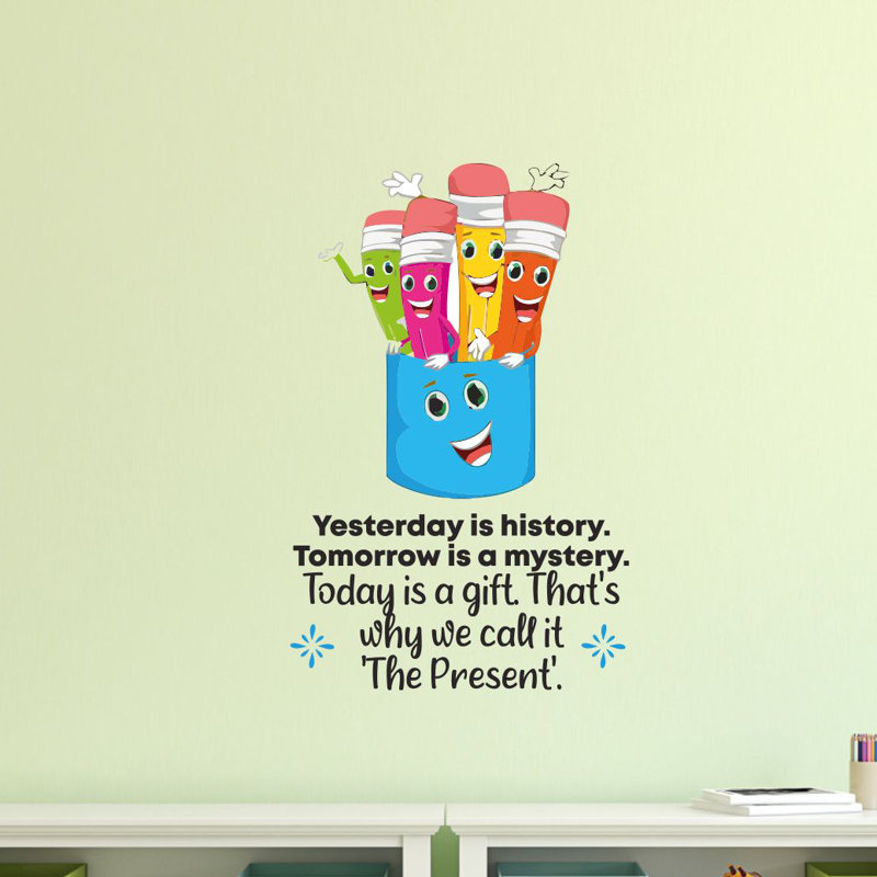 Text & Numbers Wall Decal, 20" H x 12" W