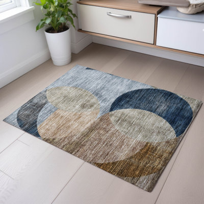Premium Machine Washable Alves AMF1140 Geometric Rug