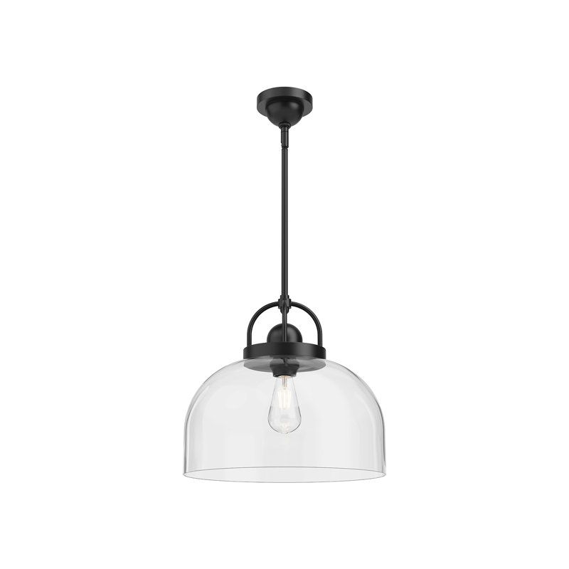 Alwaleed 1 - Light Single Pendant, Matte Black
