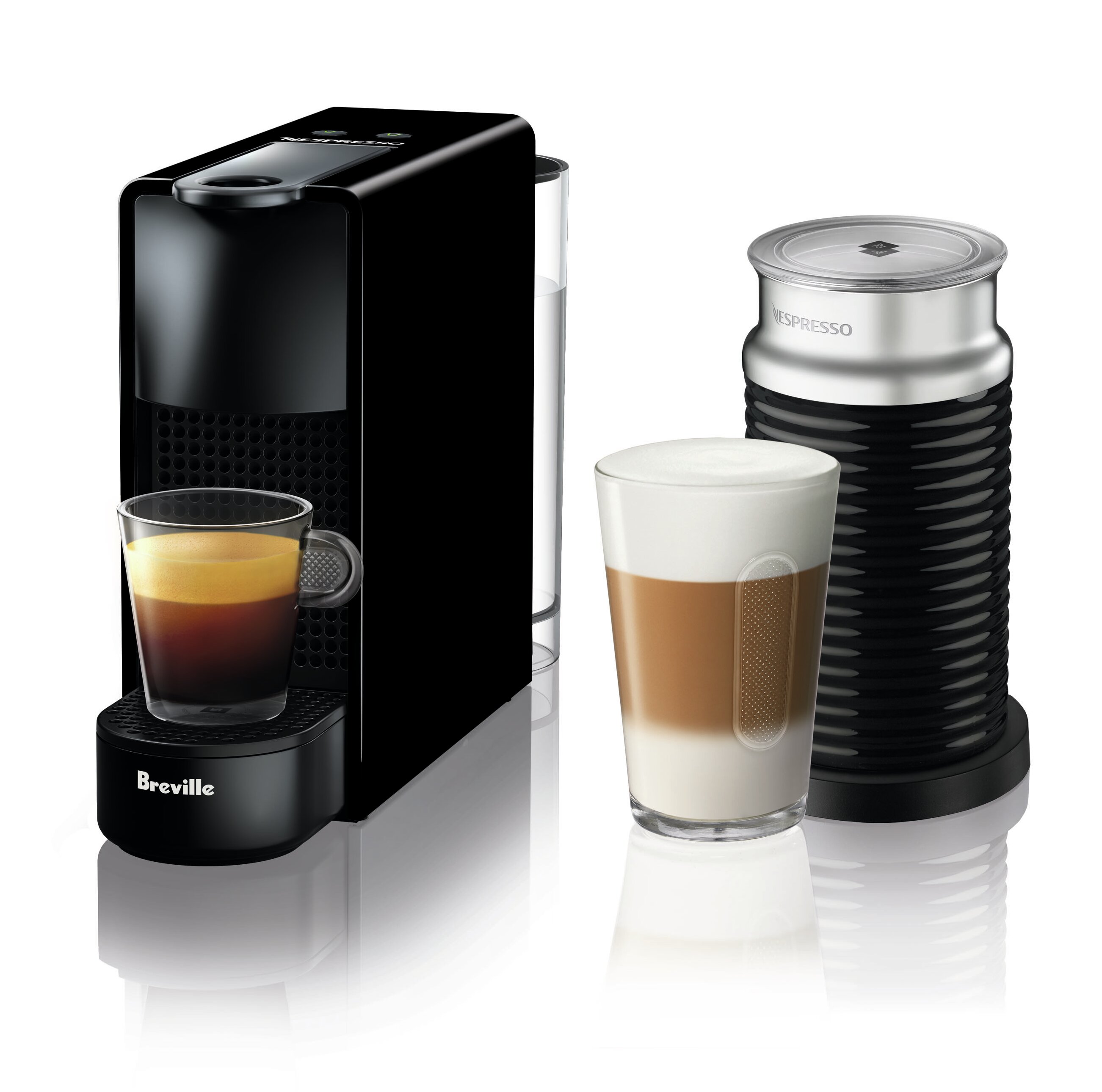 Nespresso Essenza Mini Single-Serve Machine and Aeroccino Milk Frother &  Reviews