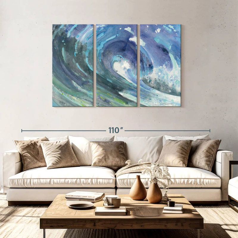 Senne Wave Curl, 48" H x 74" W