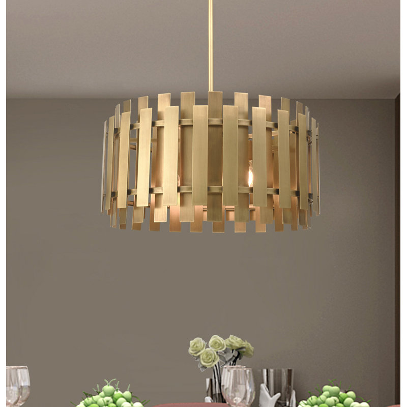 Greenwich 6 - Light Dimmable Drum Chandelier