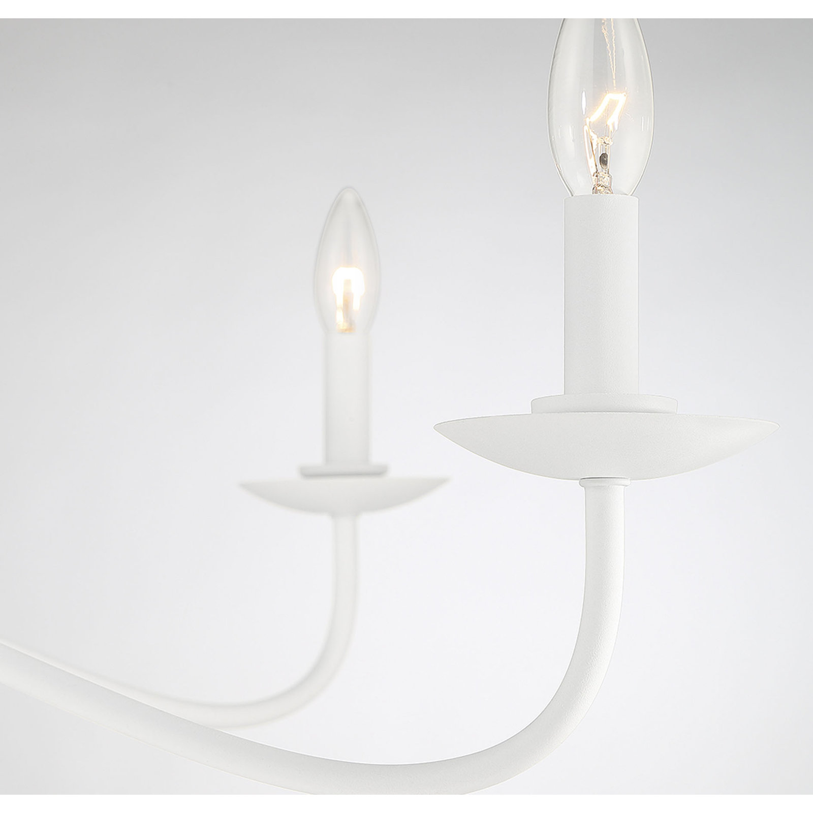 5 - Light Metal Dimmable Chandelier