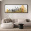 «Architecture Building Iconic Cityscape And Bridge Aquarelle», reproduction sur toile-98042379-111665166