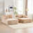 Velvet Compressed Chaise Lounge Boneless Foam Convertible Sleeper Sofa No Assembly for Small Spaces-838215470