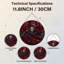 Panneau de vitrail 12 "H Vampire Castle