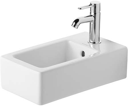 Vero Ceramic 18" Wall Mount Bathroom Sink with Overflow