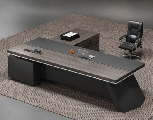 Nahara L-Shaped Executive Desk, 75cm H x 300cm W x 90cm D