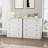 29.5" W Modern 4 Drawer Dresser, Drawer Chest, Wooden Storage Dresser for Closet and Living Room, White-1690395908