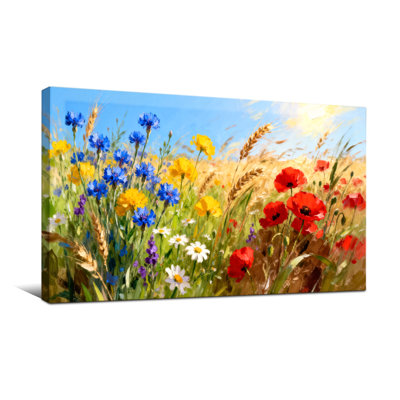 Plantes et fleurs, fleurs sauvages colorées en été
