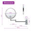 Aujane Metal Flat Mirror