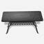7-Piece Set Of Cast Aluminum Patio Furniture With Black Frame and Blue Cushions (same as:W1710S00495)