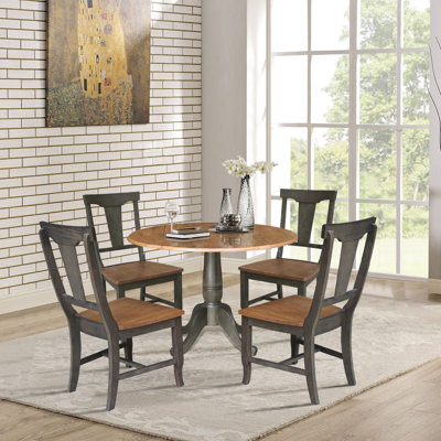 Sevan Drop Leaf Solid Wood Dining Set