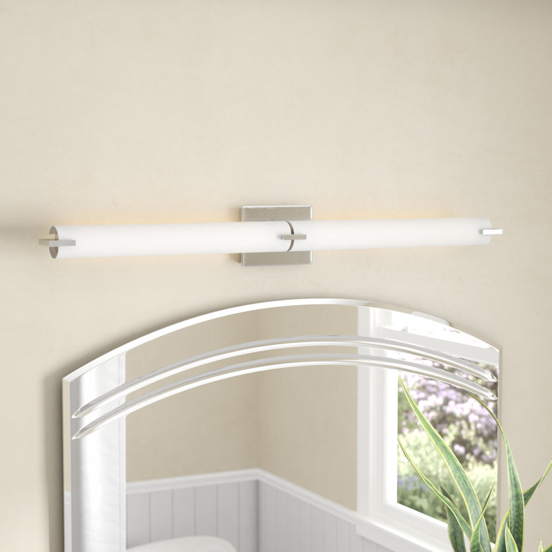 Barre d'éclairage de salle de bain 6 lumières Armiah, Chrome, DEL