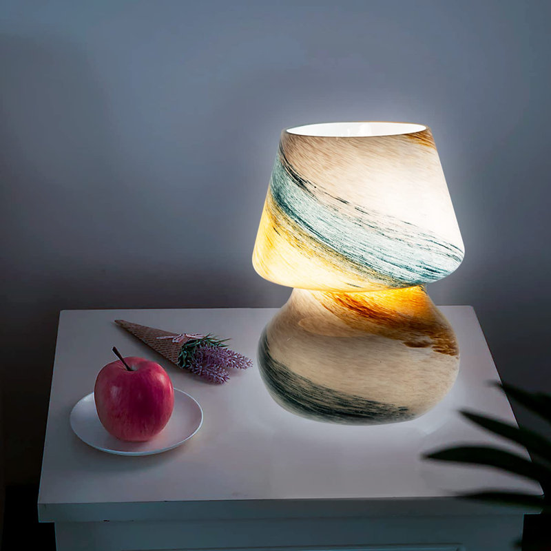Lampe de table en verre Piilani