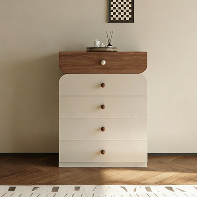 Commode d'appoint moderne de style crème