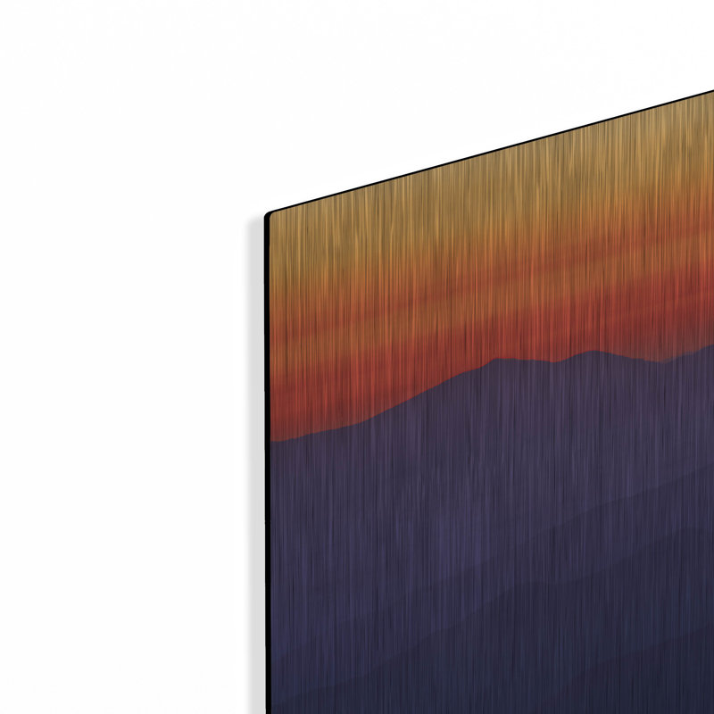 «Appalachian Hues» par Rick Berk, art mural en métal, H 24 po x l 16 po
