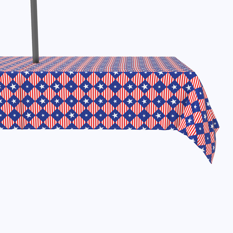 Charissa Striped Tablecloth, 84" x 60"