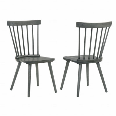 [Ensemble de 2] Chaises de ferme rustiques, chaises d'appoint en bois massif