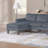 3-Piece Corduroy Sectional Set-1618191624