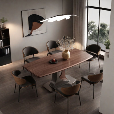 Multi-layer Wood Dining Table Sets.