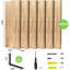 Tablette flottante en bois 6 pièces Dabrielle