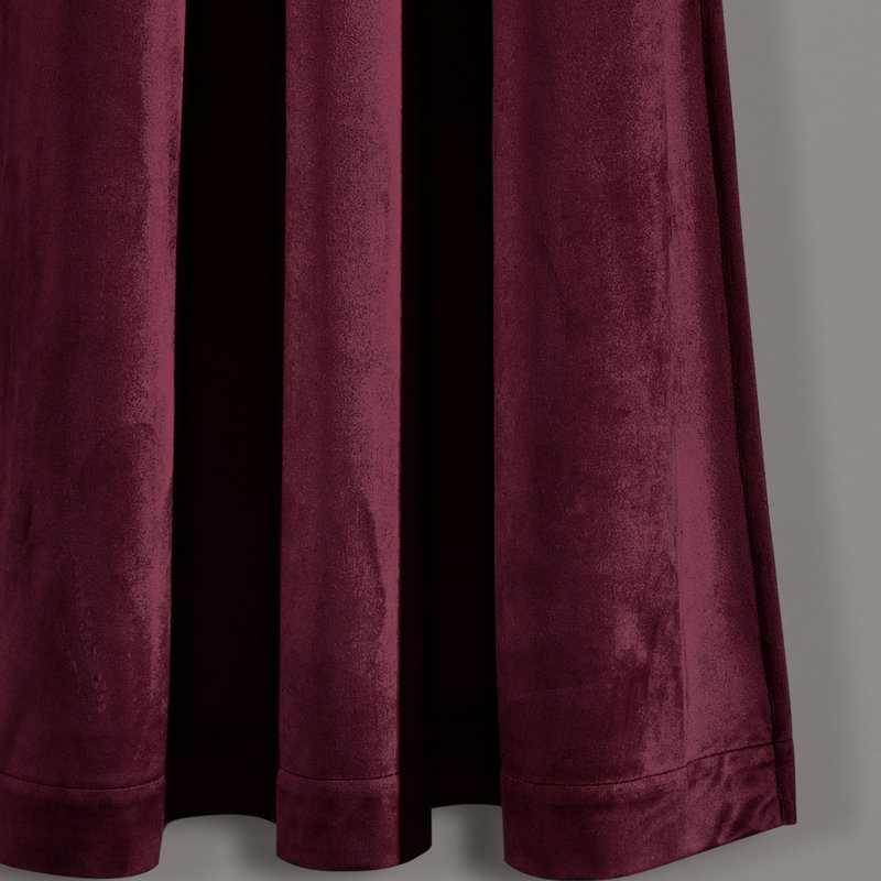 Room Darkening Curtain, Plum, 96.5cm W x 213cm L