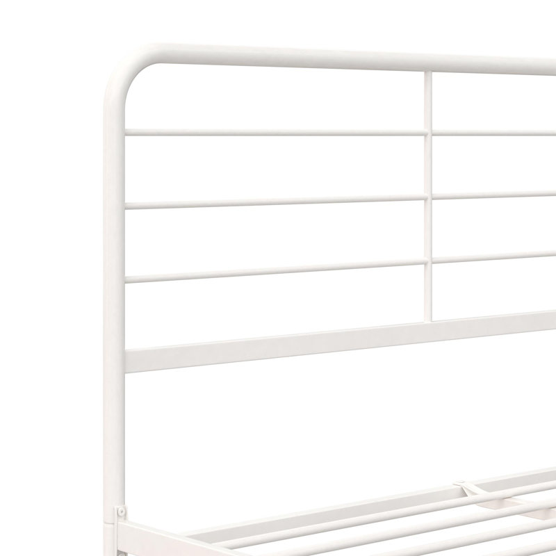 Omparkash Bed, Double (4'6), White
