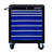 7 DRAWERS MULTIFUNCTIONAL TOOL CART WITH WHEELSBLACK+BLUE