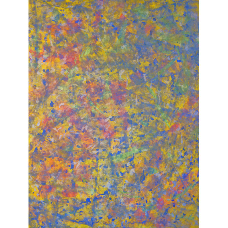 «Autumn View» par Drew Gaffney - peinture encadrée, H 21,25 po x l 17,25 po