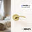 Brook Passage Door Lever Modern Concealed Design For (Hall & Closet) – Sleek Minimalist Style in Brushed Champagne Gold-125873637