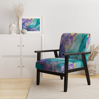 Berdahl Marble Upholstered Armchair