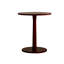 Ensemble de 2 chaises d'appoint en tissu avec table ronde en bois-1411992425