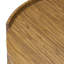 Damari Round Coffee Table-Medium Brown Limba