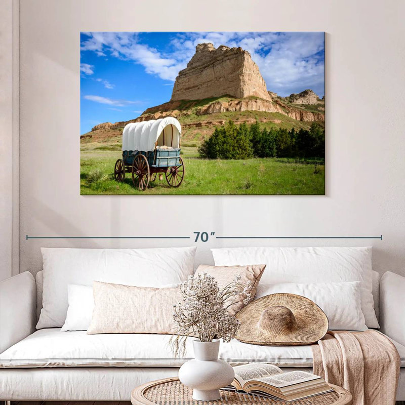 Scotts Bluff Mountain Scene, 32" H x 48" W