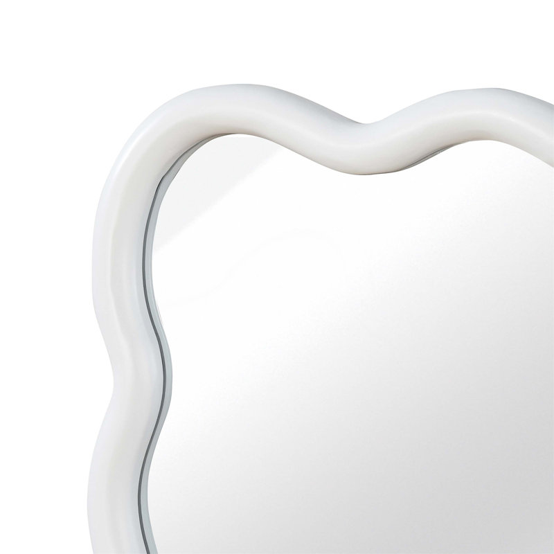 Miroir décoratif Wavy, 36 po x 24 po, White