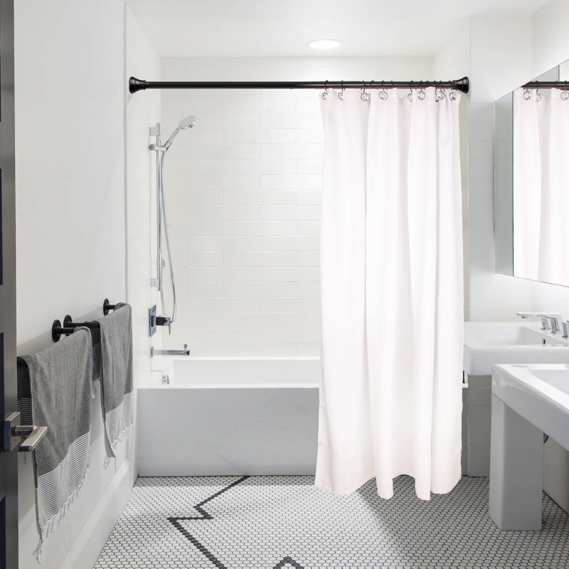 Crochets à rideau de douche, Noir