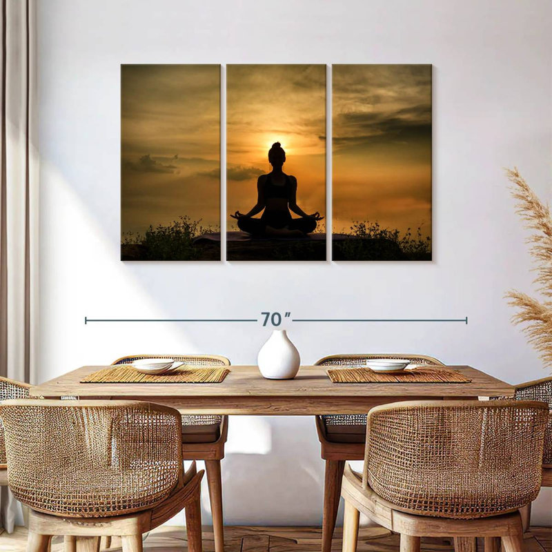 Kerrick Sunset Meditation, H 36 po x l 57 po