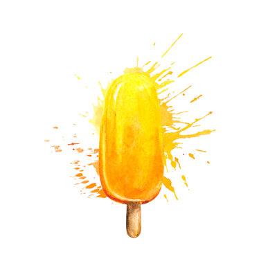 Ice Cream by SvetaZi - Wrapped Canvas Painting