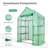 Aoodor Walk-in Greenhouse with 4 Shelves-120464228