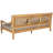 71.7'' Wide Straight Acacia Patio Daybed with Cushions-291028152-291028155