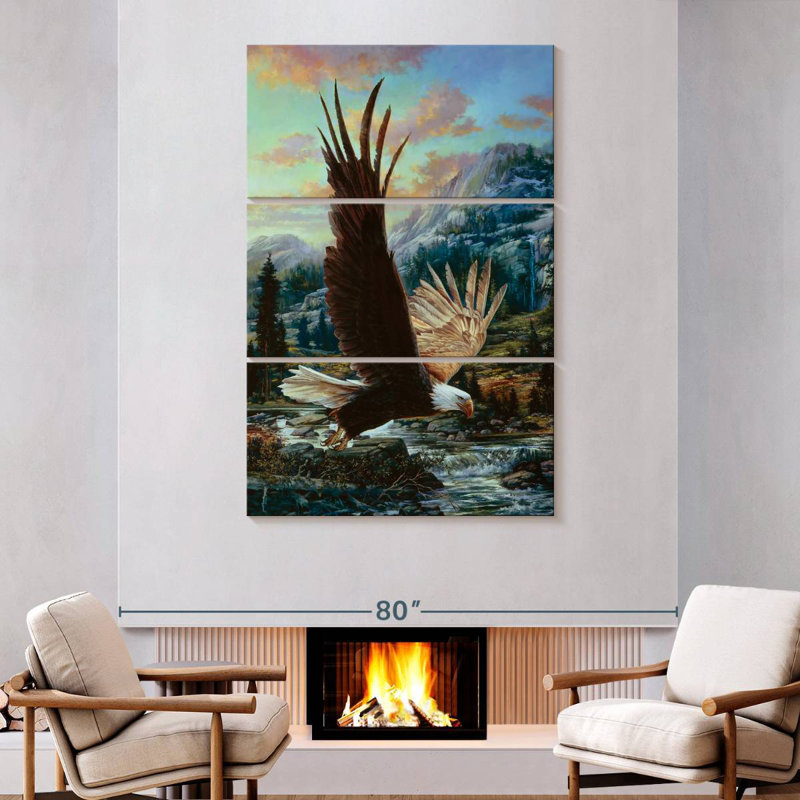Brampt In Flight, 74" H x 48" W