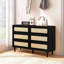 Commode de rangement moderne en rotin 43 tiroirs l 43,3 po-846358833