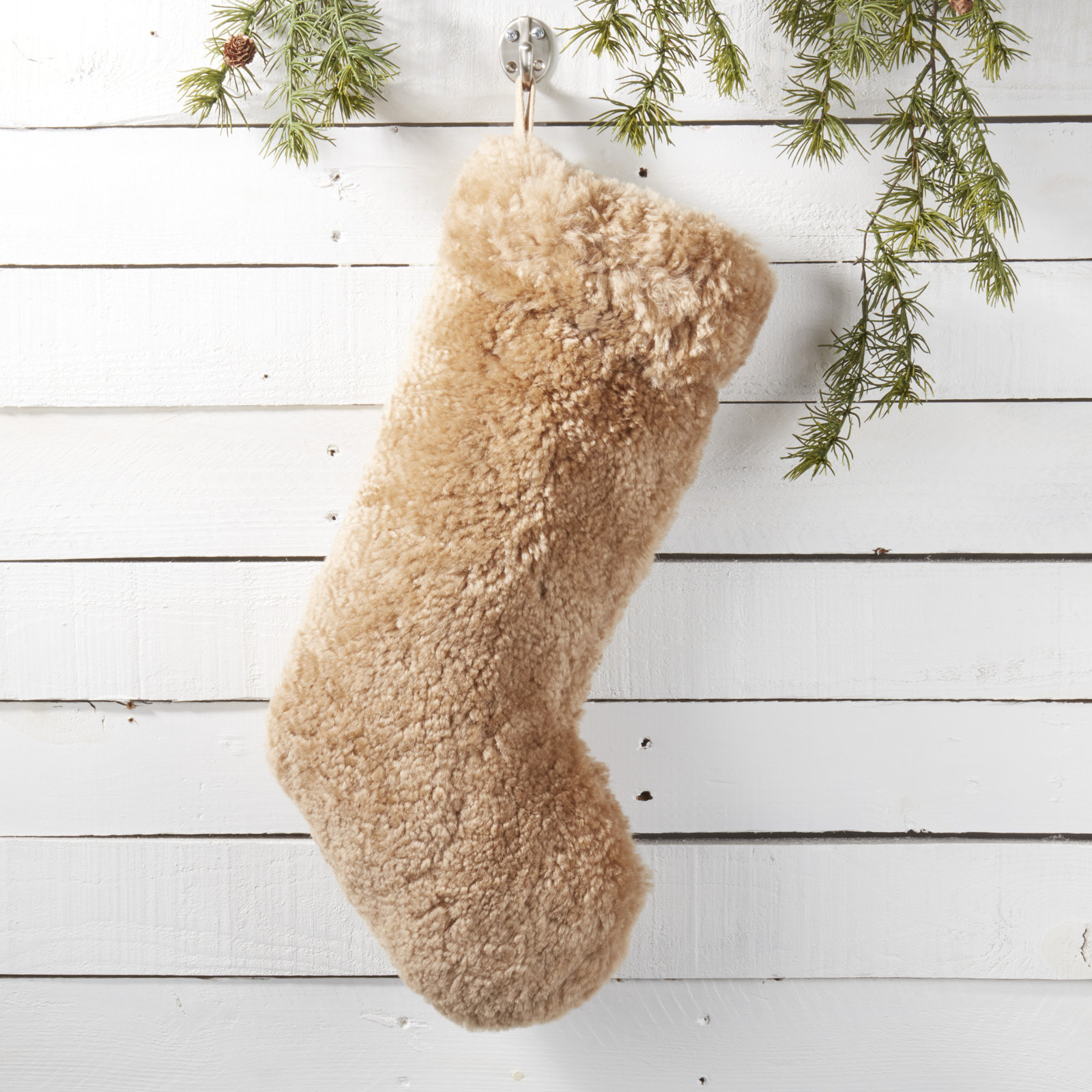 Cozy Delight Lamb Stocking, Oatmeal