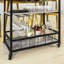 Concordia 4 Bottle Floor Wine Bottle & Glass Rack-1052334468