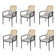 6 - Person Rectangular Outdoor Dining Set With Cushions