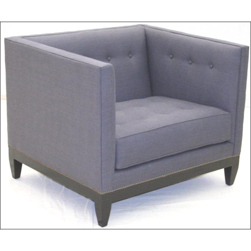 Armchair, Martin Teal, Pewter